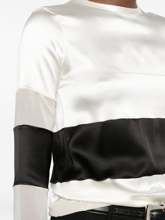 26FW 피비 파일로 패널 탑 ET183 SE3885150AI AVORIO - PHOEBE PHILO