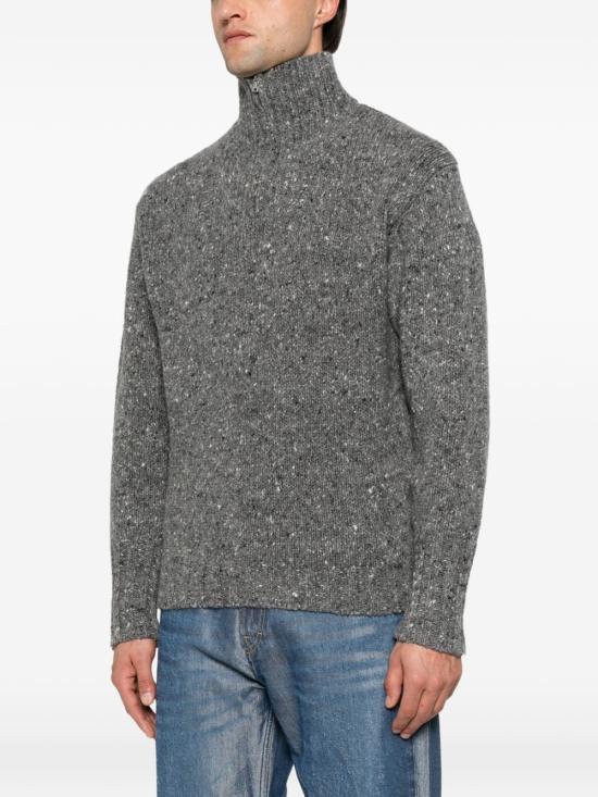 26FW 오라리 집업 니트 A26AP01HS TOPCHARCOAL GREY - AURALEE