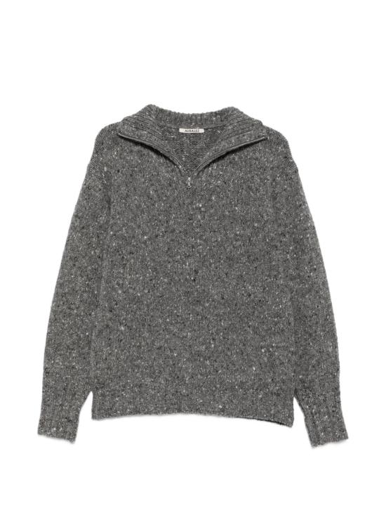 26FW 오라리 집업 니트 A26AP01HS TOPCHARCOAL GREY