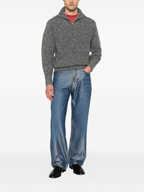 26FW 오라리 집업 니트 A26AP01HS TOPCHARCOAL GREY - AURALEE