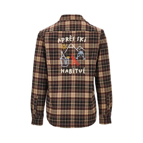 26FW 세인트바쓰 긴팔 셔츠 SEEF005 00372M BROWN - MC2 SAINT BARTH