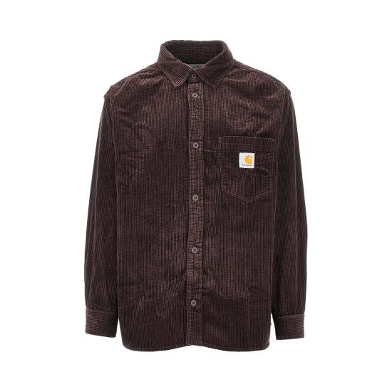26FW 칼하트 WIP 긴팔 셔츠 I037059 33H02 BROWN