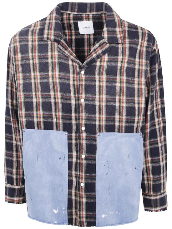 26FW 파운드 긴팔 셔츠 FOFW26SR01012 6362 MULTICOLOR