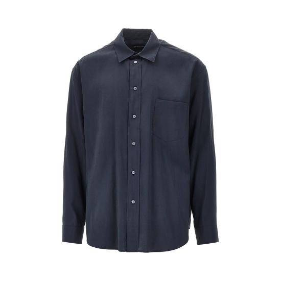 26FW 엠포리오 아르마니 긴팔 셔츠 EM007205TE23282 UB109 BLUE