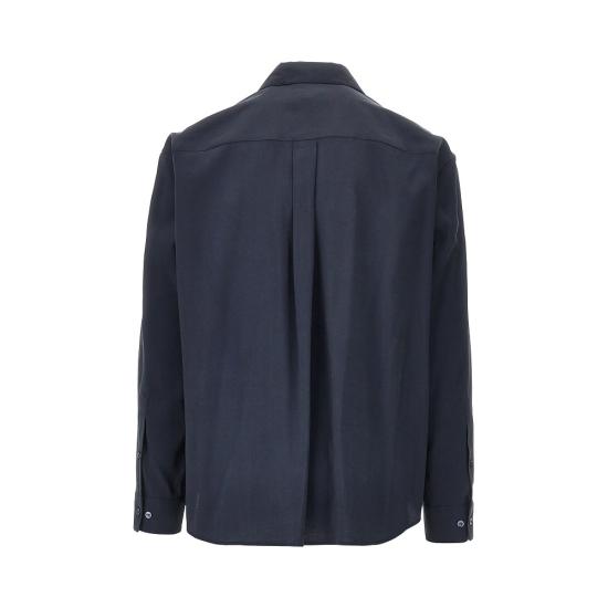 26FW 엠포리오 아르마니 긴팔 셔츠 EM007205TE23282 UB109 BLUE - EMPORIO ARMANI