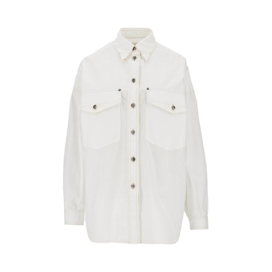26FW 베르사체 셔츠 10254631A18396 1W010 WHITE
