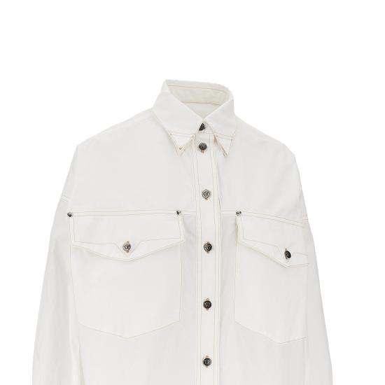 26FW 베르사체 셔츠 10254631A18396 1W010 WHITE - VERSACE