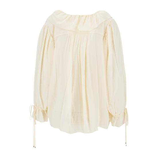26FW 끌로에 셔츠 26AHT72005 114 WHITE - CHLOE