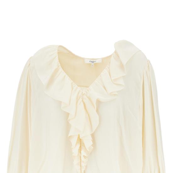 26FW 끌로에 셔츠 26AHT72005 114 WHITE - CHLOE
