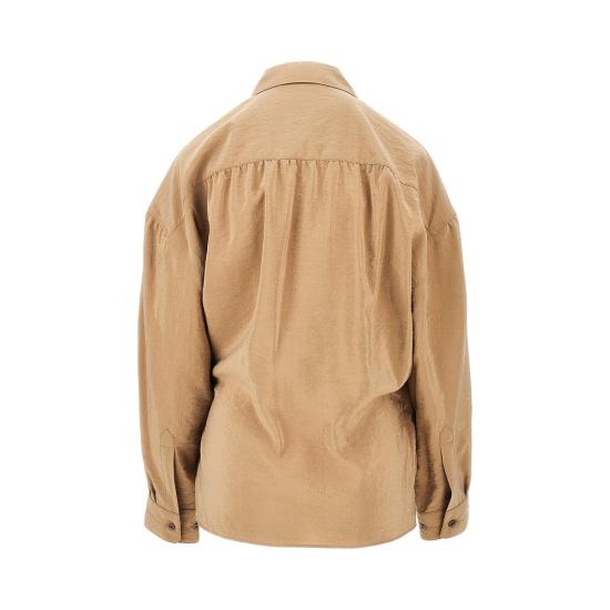 26FW 르메르 스트레이트 칼라 트위스트 셔츠 SH1141LF1308 BR525 BEIGE - LEMAIRE