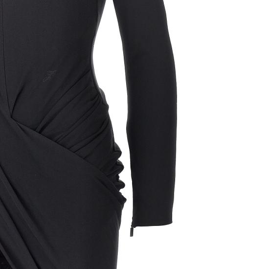 26FW 자크뮈스 미디 원피스 DRW00928AJ00253 990 BLACK - JACQUEMUS