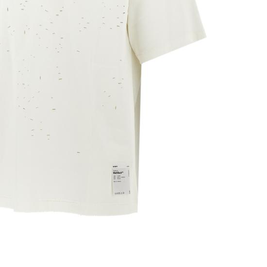 26FW 새티스파이 모스테크 티셔츠 11006 12A02 WHITE - SATISFY