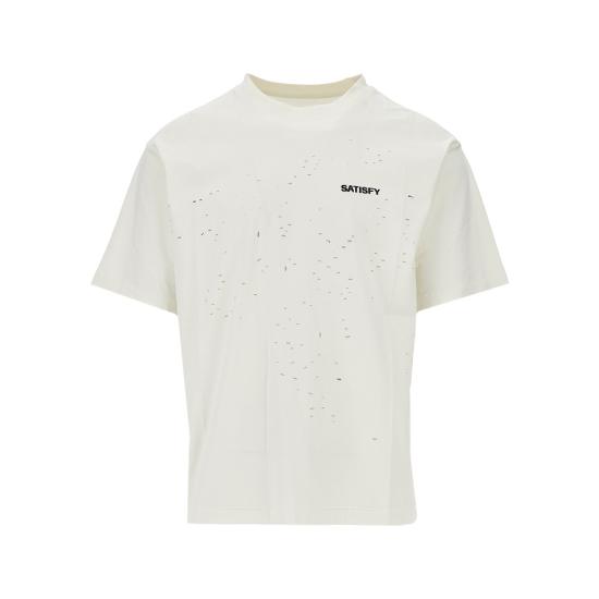 26FW 새티스파이 모스테크 티셔츠 11006 12A02 WHITE