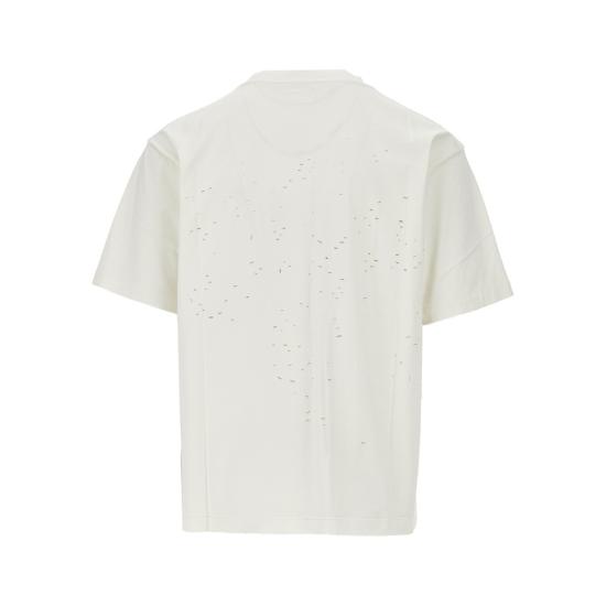 26FW 새티스파이 모스테크 티셔츠 11006 12A02 WHITE - SATISFY