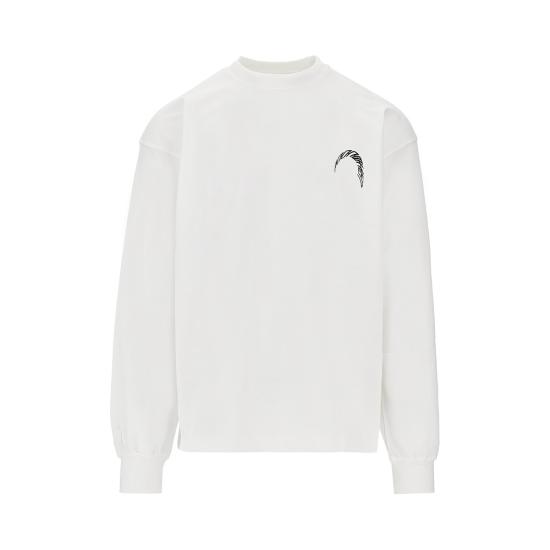 26FW 우드버드 긴팔 티셔츠 2626 409 WHITE