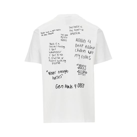 26FW 오베이 반팔 티셔츠 165264537 WHT WHITE - OBEY