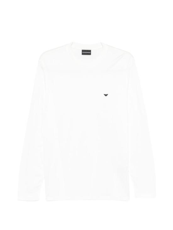 26FW 엠포리오 아르마니 반팔 티셔츠 EM004591AF13747 U0003 WHITE
