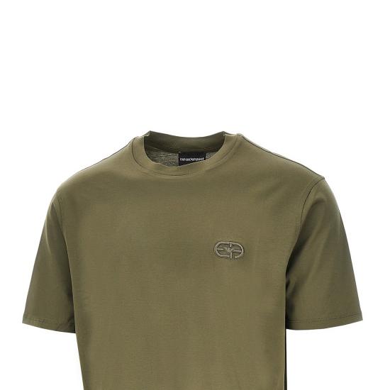26FW 엠포리오 아르마니 반팔 티셔츠 EM004585AF10017 U7046 GREEN - EMPORIO ARMANI