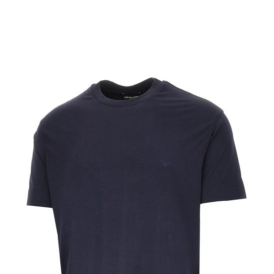 26FW 엠포리오 아르마니 반팔 티셔츠 EM007357AF13721 UB118 BLUE - EMPORIO ARMANI