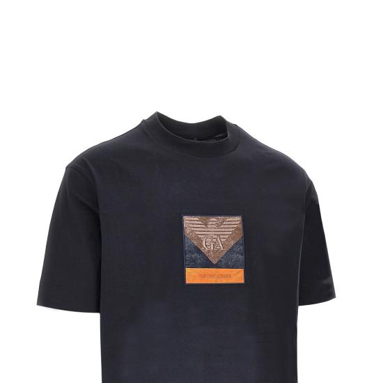 26FW 엠포리오 아르마니 반팔 티셔츠 EM006685AF13669 MB839 BLUE - EMPORIO ARMANI