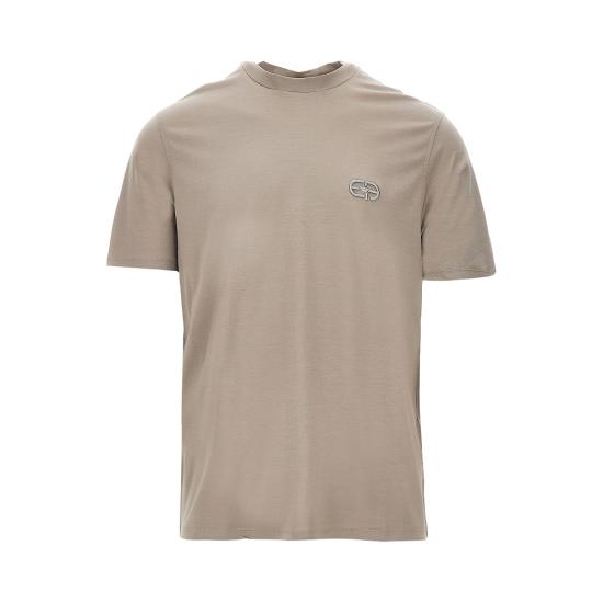 26FW 엠포리오 아르마니 반팔 티셔츠 EM004585AF10017 U8049 BEIGE