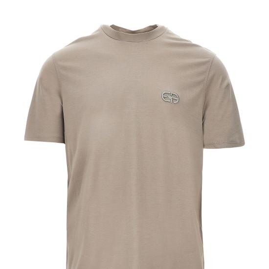 26FW 엠포리오 아르마니 반팔 티셔츠 EM004585AF10017 U8049 BEIGE - EMPORIO ARMANI