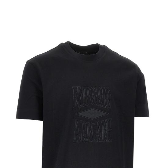26FW 엠포리오 아르마니 반팔 티셔츠 EM007354AF13715 UC001 BLACK - EMPORIO ARMANI