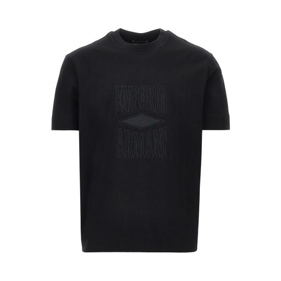 26FW 엠포리오 아르마니 반팔 티셔츠 EM007354AF13715 UC001 BLACK