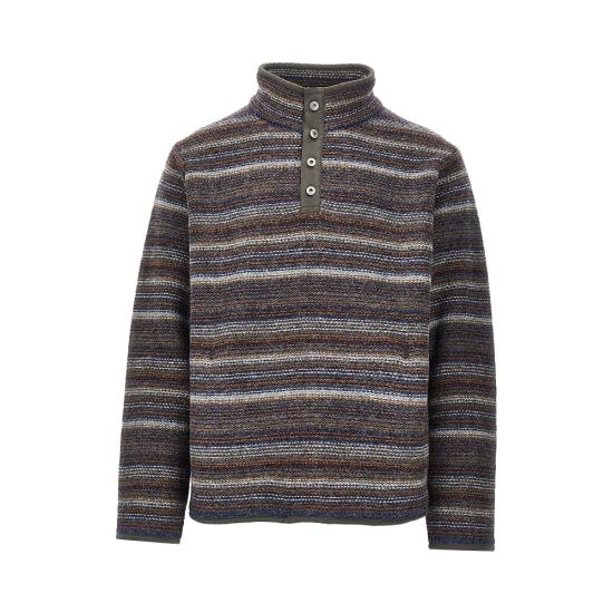 26FW 디스이즈네버댓 집업 니트 TN263KKNPK05 OLV MULTICOLOR