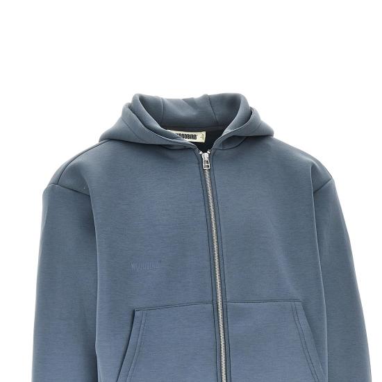 26FW 우드버드 후드 티셔츠 2616 610 SLATE BLUE - WOODBIRD