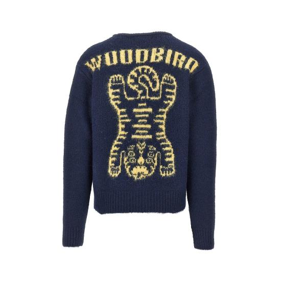 26FW 우드버드 집업 니트 2636 809 SLATE BLUE - WOODBIRD