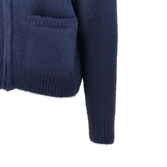 26FW 우드버드 집업 니트 2636 809 SLATE BLUE - WOODBIRD