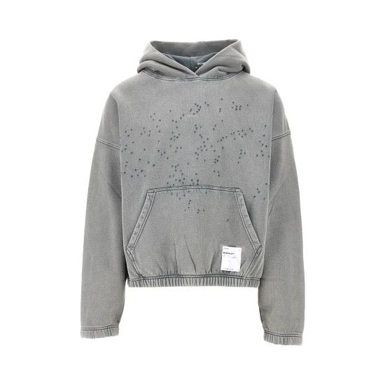 26FW 새티스파이 후드 티셔츠 11097 01A02 GREY