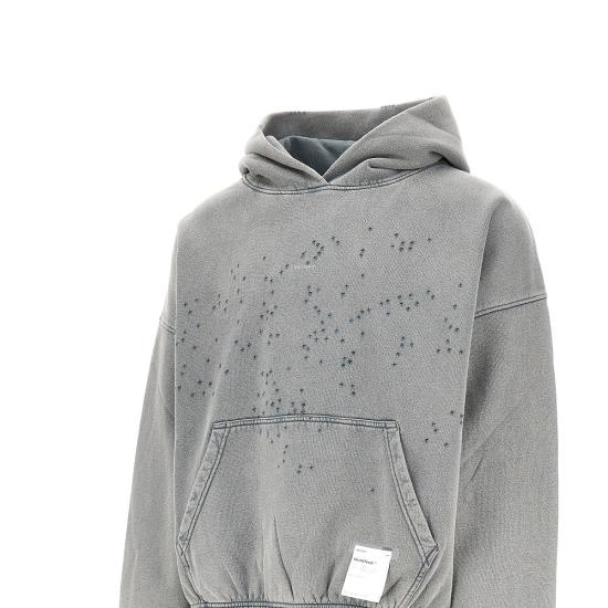 26FW 새티스파이 후드 티셔츠 11097 01A02 GREY - SATISFY
