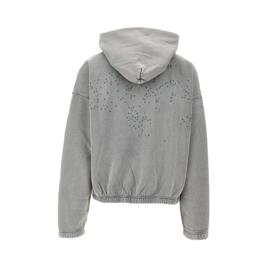 26FW 새티스파이 후드 티셔츠 11097 01A02 GREY - SATISFY