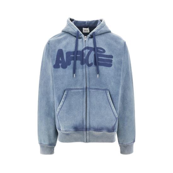 26FW ARTEFACT 후드 티셔츠 AW26 110HJ NAVY BLUE