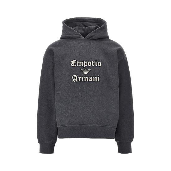 26FW 엠포리오 아르마니 후드 티셔츠 EM006840AF13713 UA083 GREY
