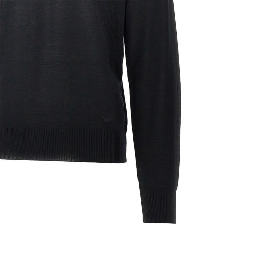 26FW 엠포리오 아르마니 스웨터 EM005805AF25400 UC001 BLACK - EMPORIO ARMANI