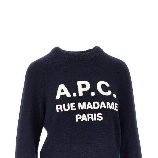 26FW 아페쎄 스웨터 WVAXU F23501 IAJ BLUE - A.P.C.