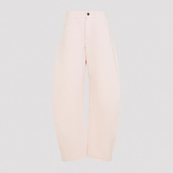 26FW 알라이아 스트레이트 팬츠 AA9P1215D028D 416 PINK