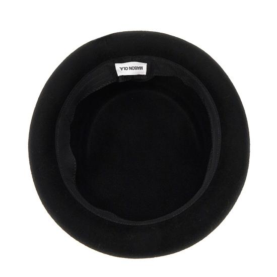 26FW 메종 올라 모자 LEMARIEKATE BLACK - MAISON OLA