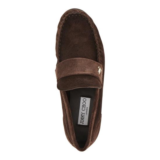 26FW 지미추 로퍼 ELLISLOAFERSUE CHOCOLATE BROWN - JIMMY CHOO