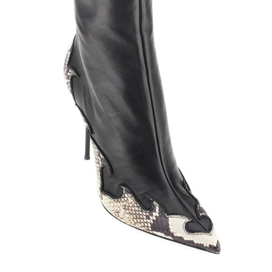 26FW 파리텍사스 부츠 PX2089XNPPT BLACK NATURALE - PARIS TEXAS