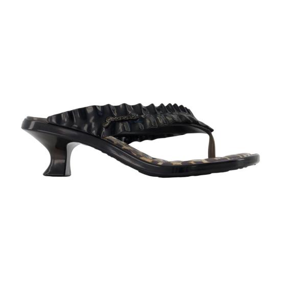 26FW 가니 멜리사 통 키튼 힐 D1030011 099 BLACK