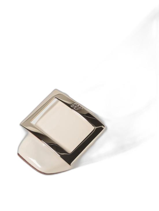 26FW 로저비비에 트럼펫 메탈 버클 펌프스 RVW44815280D1P C019 WHITE - ROGER VIVIER