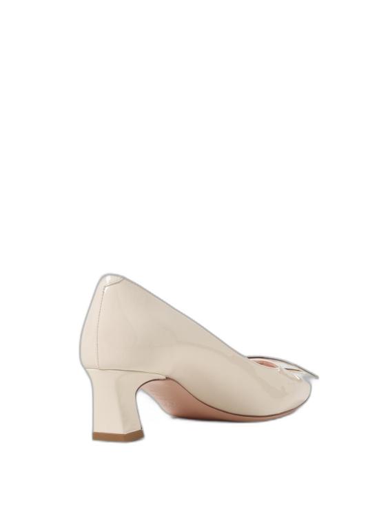26FW 로저비비에 트럼펫 메탈 버클 펌프스 RVW44815280D1P C019 WHITE - ROGER VIVIER
