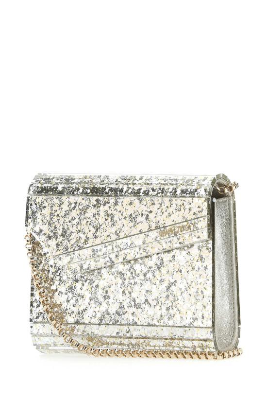 26FW 지미추 클러치/파우치 CANDYCOC CHAMPAGNE SILVER - JIMMY CHOO