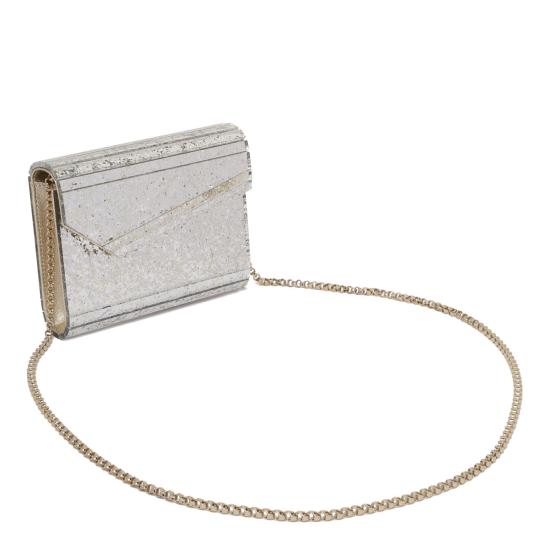 26FW 지미추 클러치/파우치 CANDYCOC CHAMPAGNE SILVER - JIMMY CHOO