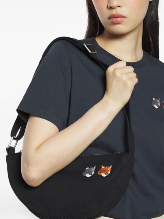 26FW 메종키츠네 크로스백 MRUBT20WW0096 ANTHRACITE P190 - MAISON KITSUNE