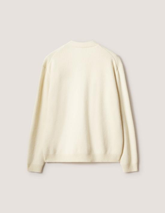 26FW 메종키츠네 가디건 MRMKC00KT1180 PUREECRU 383 - MAISON KITSUNE